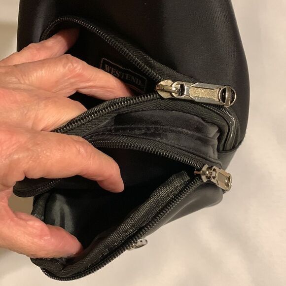 Westend black sling bag with adjustable strap 48” unisex & crossposted - Picture 5 of 8